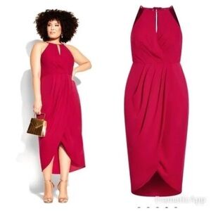 NWT CITY CHIC Love Story Dress Rosebud
Size M/18